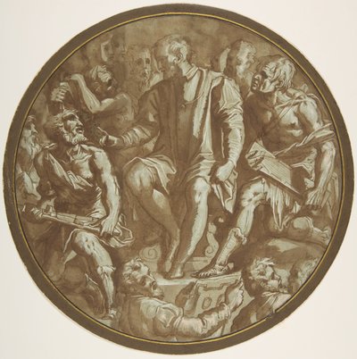 Gran Duque Cosimo I de Toscana rodeado de sus artistas de Unbekannt