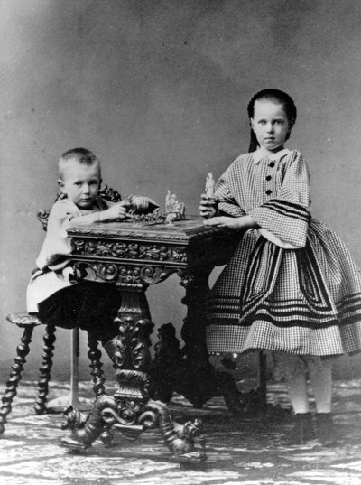 Gran Duque Sergei Alexandrovich y Gran Duquesa Maria Alexandrovna de Rusia, 1860 de Unbekannt