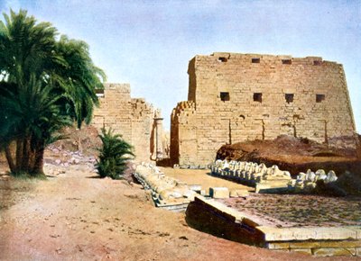 Gran Templo de Amón-Ra, Karnak, Luxor, Egipto, siglo XX de Unbekannt