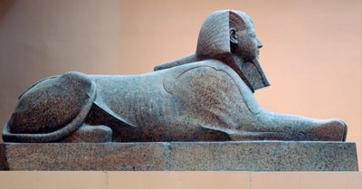 Esfinge de granito de Hatshepsut, reinado de Hatshepsut, egipcio, XVIII Dinastía de Unbekannt