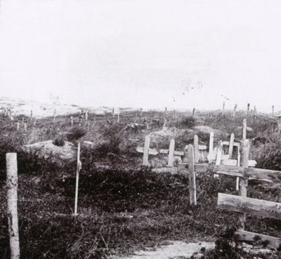 Tumbas, Massiges, norte de Francia, c1914-c1918 de Unbekannt