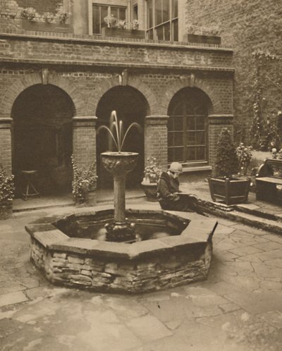 Cementerio de Santa Ethelburga, Bishopgate, Un Lugar de Descanso para los Vivos, c1935 de Unbekannt