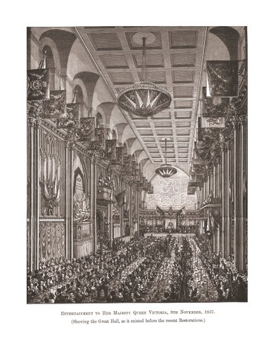 Gran Salón Guildhall, 1837, 1886 de Unbekannt