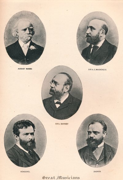 Grandes músicos - Placa VIII., 1895 de Unbekannt