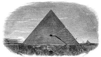 La Gran Pirámide de Keops en Giza utilizada como observatorio astronómico de Unbekannt