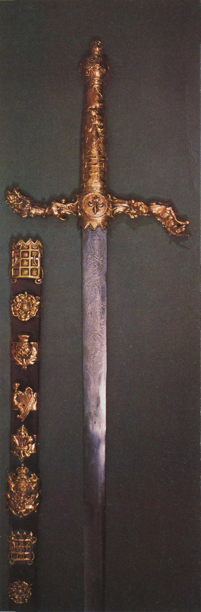 Gran Espada de Estado con vaina, 1953 de Unbekannt