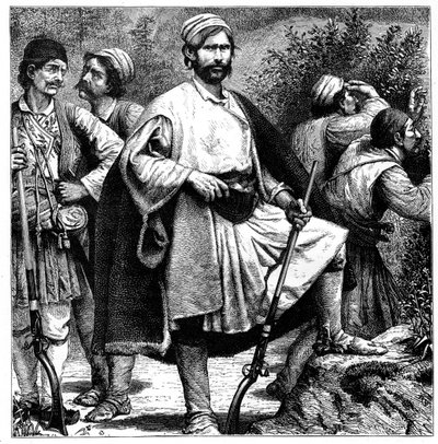 Bandidos griegos, c1890 de Unbekannt