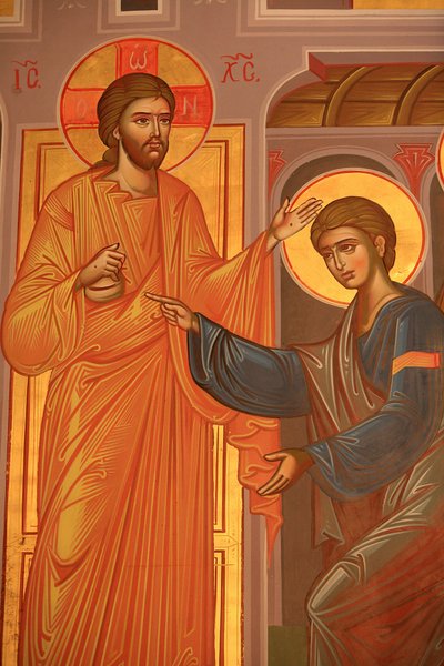 Icono ortodoxo griego que representa a Cristo mostrando sus heridas, Tesalónica de Unbekannt