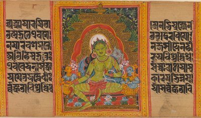 Tara Verde...Manuscrito de la Perfección de la Sabiduría de Unbekannt