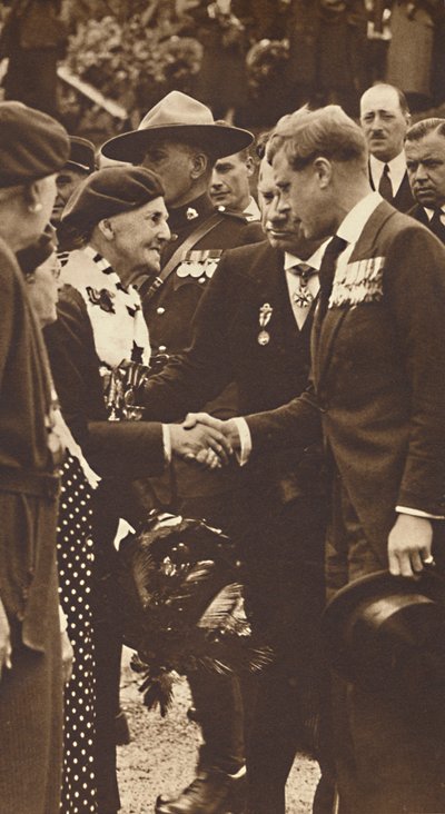 Saludando a una madre canadiense, 1937 de Unbekannt