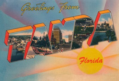 Saludos desde Tampa, Florida, c. 1940s de Unbekannt