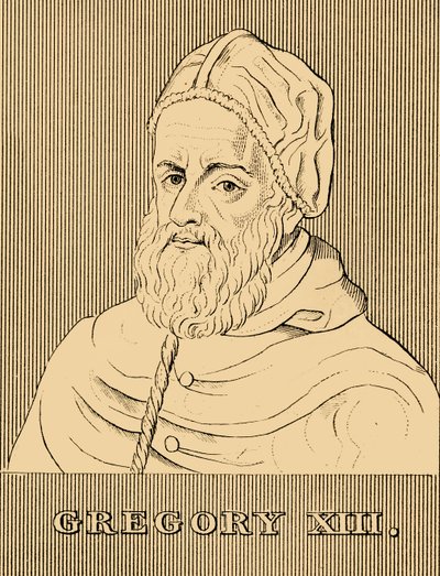 Gregorio XIII, 1502-1585 de Unbekannt