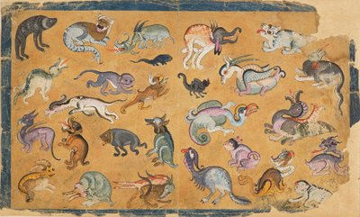 Animales grotescos de Unbekannt