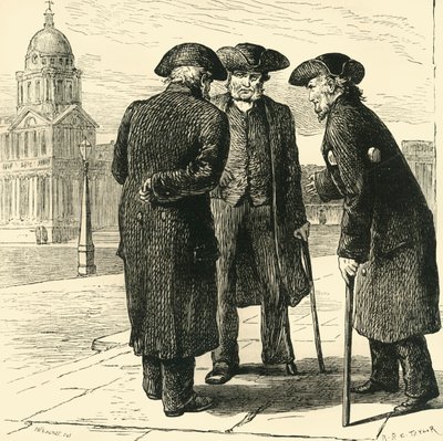 Grupo de pensionistas de Greenwich, c1878 de Unbekannt