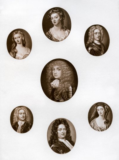 Grupo de retratos, finales del siglo XVII - principios del siglo XVIII 1906 de Unbekannt