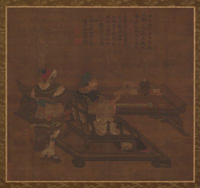 Guan Yu y Zhou Cang, dinastía Ming, 1368-1644 de Unbekannt