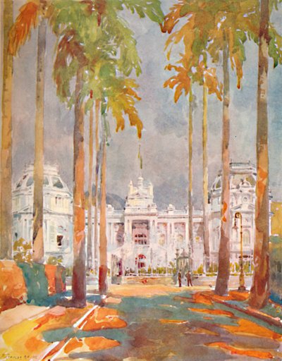 Palacio de Guanabara - Residencia del Presidente Mariscal Hermes da Fonseca, 1914 de Unbekannt