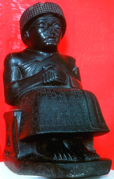 Gudea, gobernante de la ciudad-estado de Lagash en el sur de Babilonia, Neo-Sumerio de Unbekannt
