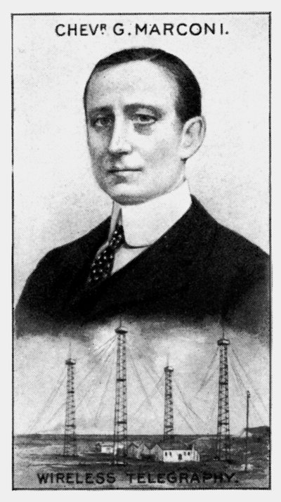 Guglielmo Marchese Marconi, ingeniero eléctrico italiano, c1924 de Unbekannt