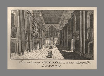 Interior del Guild Hall, 1886 de Unbekannt