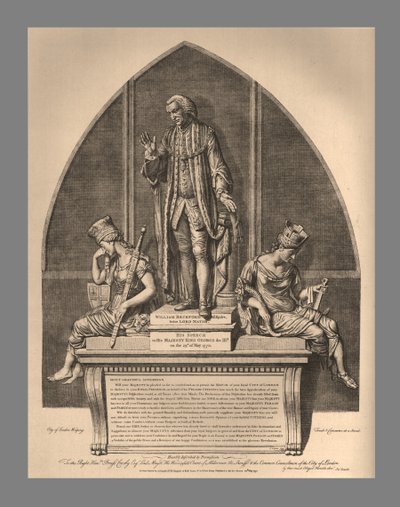 Monumento del Guild Hall a William Beckford, 1886 de Unbekannt