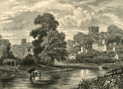 Guildford desde el río, 1898 de Unbekannt