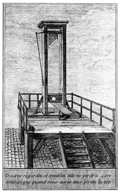 Guillotina, 1956 de Unbekannt