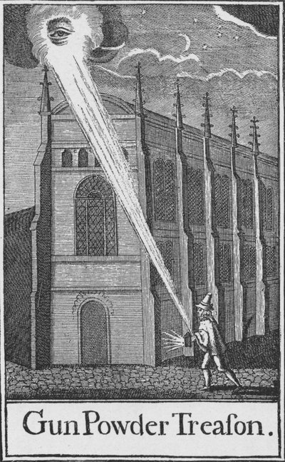 Conspiración de la pólvora, c1605 de Unbekannt