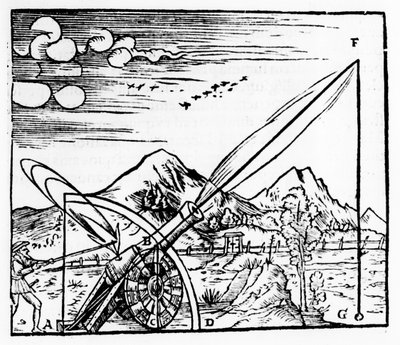 Artillero disparando un cañón, 1561 de Unbekannt
