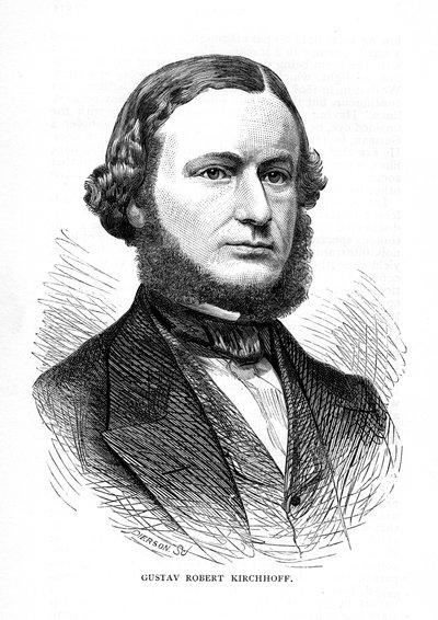Gustav Robert Kirchhoff, físico alemán, 1873 de Unbekannt