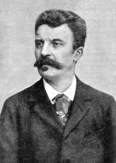 Guy de Maupassant 1850-1893, escritor francés, principios del siglo XX de Unbekannt