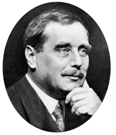 HG Wells 1865-1946, novelista, escritor e historiador popular inglés de Unbekannt