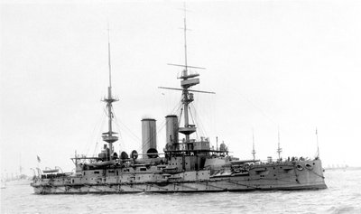 HMS Bulwark, acorazado británico, c. 1899-1914 de Unbekannt