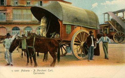 Habana - Un carro mercante, Carromato, c. 1910 de Unbekannt