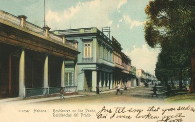 Habana - Residencias en el Prado, 1907 de Unbekannt