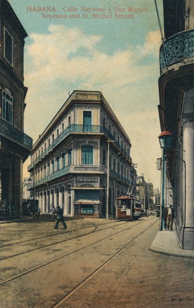 Habana. Calle Neptuno y San Miguel, 1916 de Unbekannt
