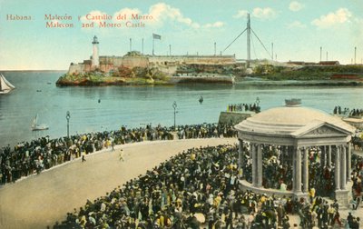 Habana: Malecón y Castillo del Morro, c1919 de Unbekannt
