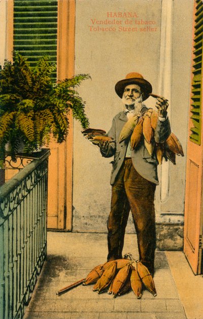 Habana. Vendedor de tabaco, c1910s de Unbekannt