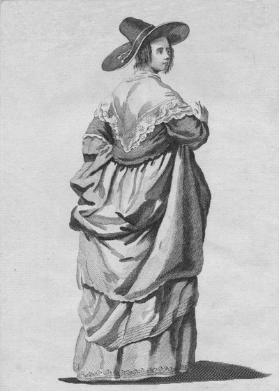 Hábito de la esposa de un comerciante de Londres en 1640, 1776 de Unbekannt