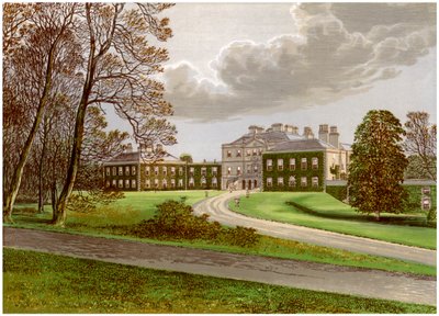 Haddo House, Aberdeenshire, hogar del Conde de Aberdeen, c1880 de Unbekannt