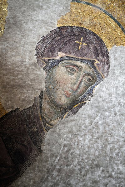 Hagia Sophia Deesis mosaico - Virgen María, Estambul, Turquía de Unbekannt