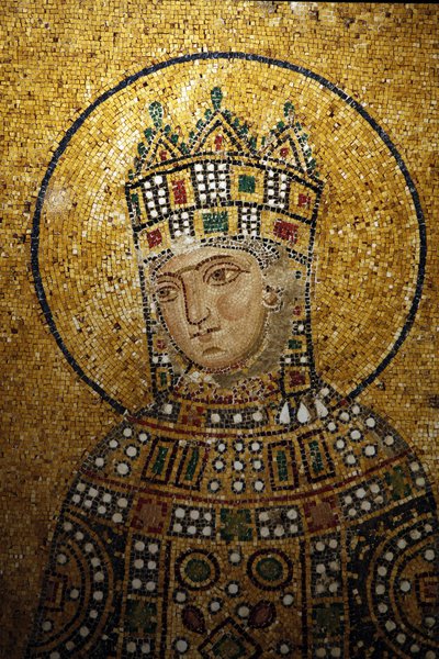 Detalle del mosaico de Santa Sofía: Emperatriz Zoe de Unbekannt