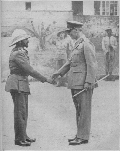 Haile Selassie y el General Cunningham, 1941 de Unbekannt