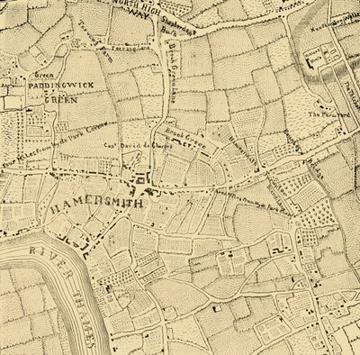 Hammersmith en 1746, c. 1878 de Unbekannt