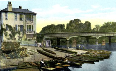 Puente de Hampton Court, Londres, siglo XX de Unbekannt