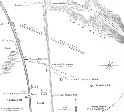Boceto de la acción en Kassassin, 28 de agosto de 1882, 1882 de Unbekannt