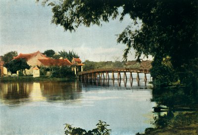 Hanoi. Le Petit Lac, Hanoi. El pequeño lago, 1900 de Unbekannt