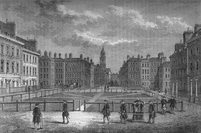 Plaza Hanover, Westminster, Londres, en 1750, c1800 1878 de Unbekannt