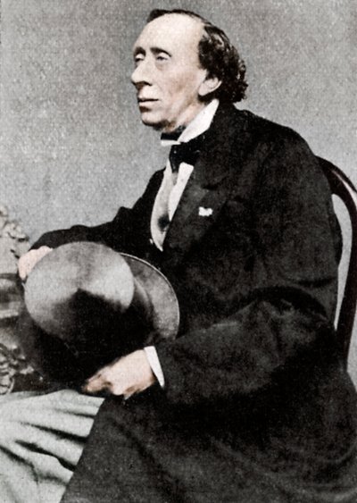 Hans Christian Andersen, autor y poeta danés, mediados del siglo XIX de Unbekannt