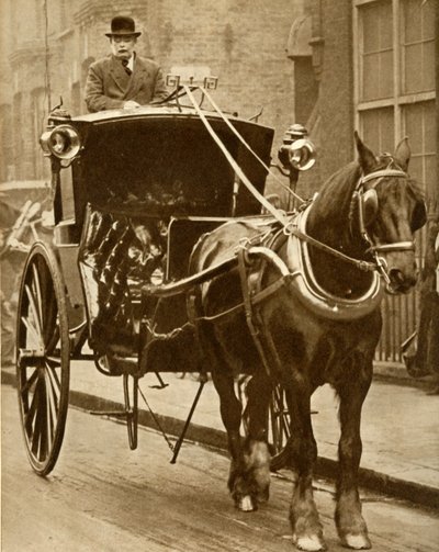 Coche de alquiler, c1910, 1935 de Unbekannt
